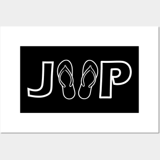 Jeep Flip Flops Posters and Art